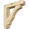 Ekena Millwork Balboa Craftsman Rough Sawn Bracket w/ Offset Brace, Douglas Fir, 6"W x 26"D x 26"H BKT0604X26X26BOA04RDF - alternate 1
